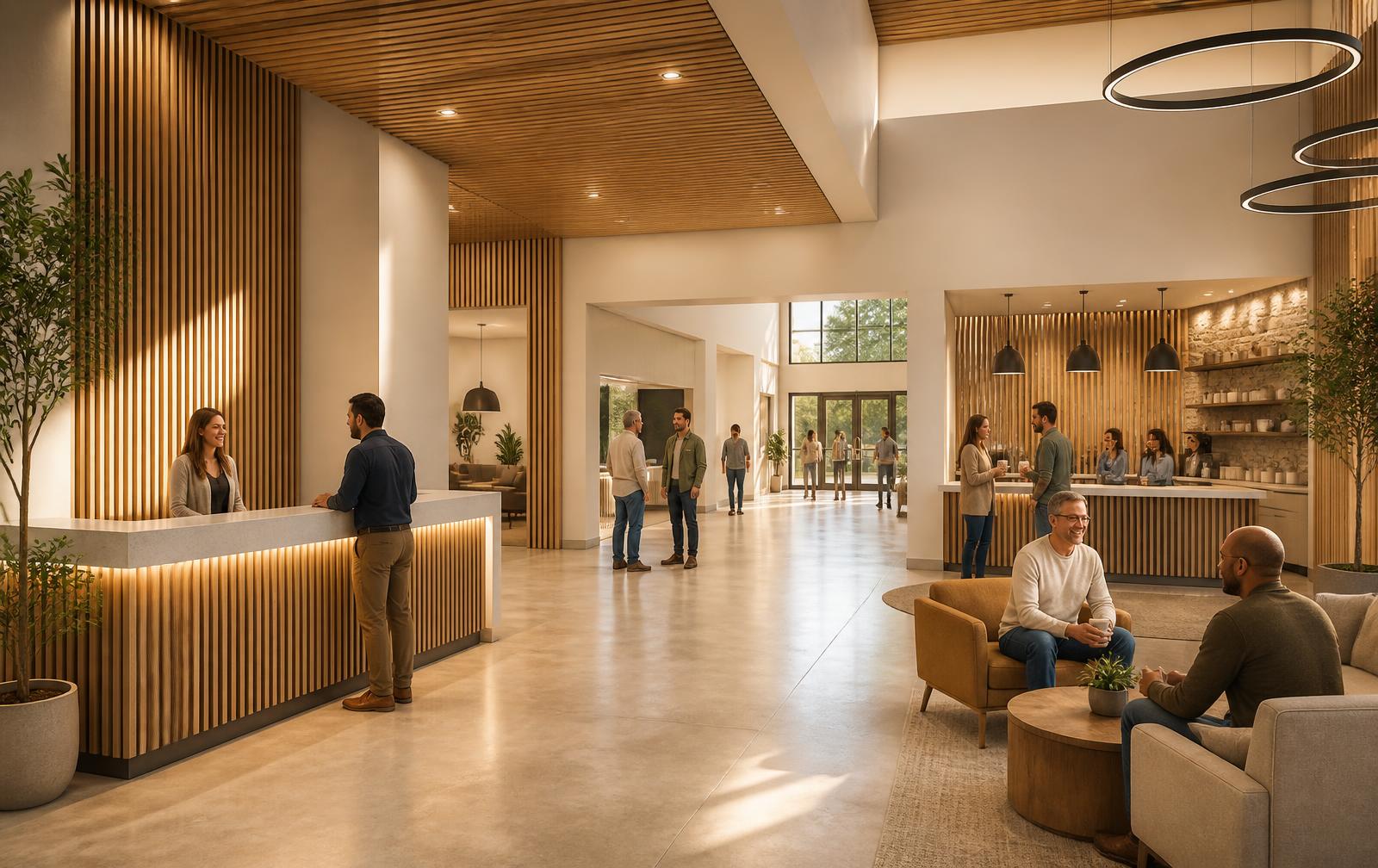 Rendering of the proposed entrance detail
